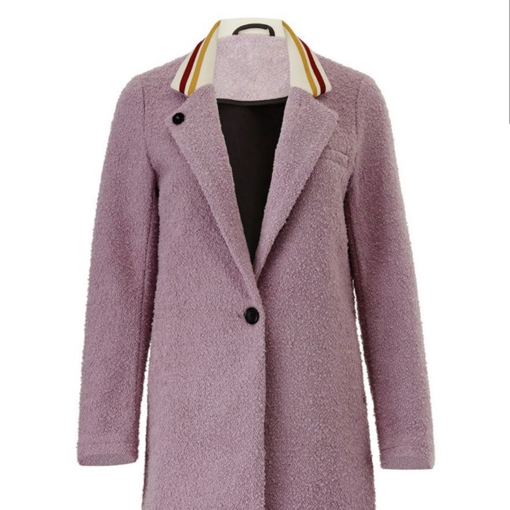 SCOTCH AND SODA LILAC PEACOAT